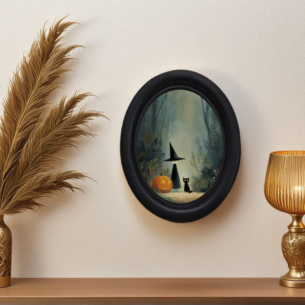 Office Furniture For Home - Une sorcière d'Halloween vintage 3D et