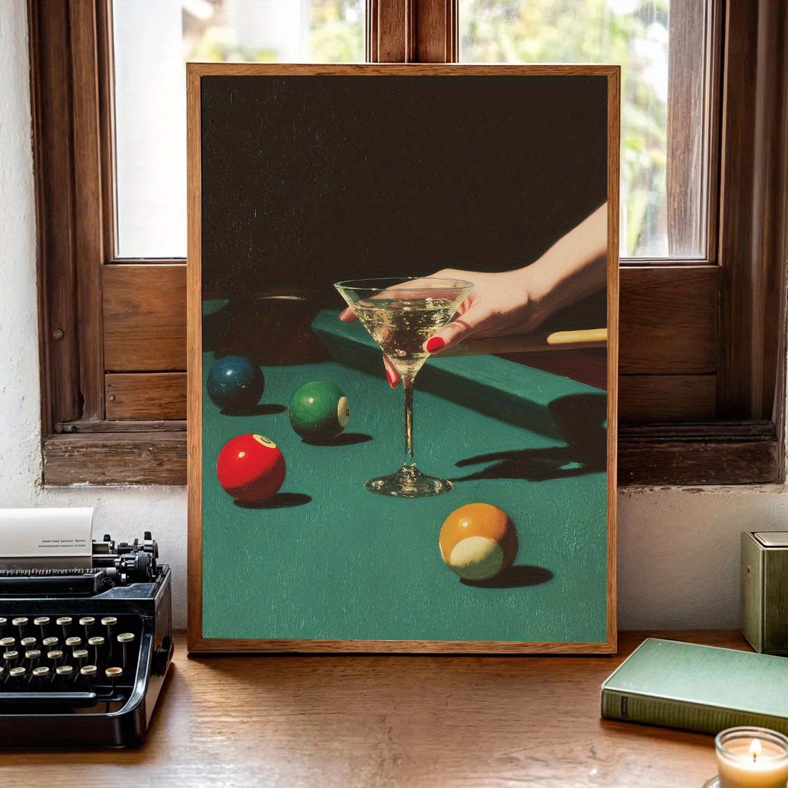 1 affiche vintage de billard,  - Office Furniture At Home avis et prix
