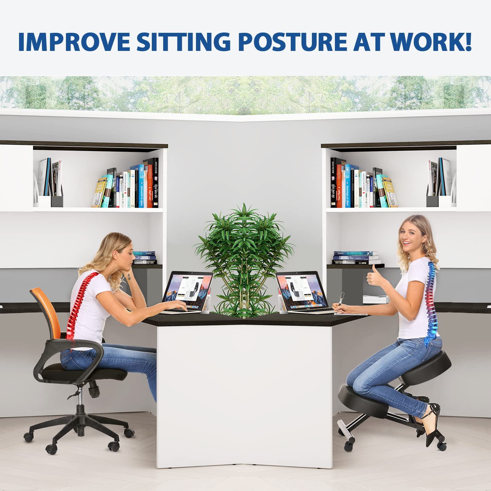 Chaise à genoux ergonomique po - Office Furniture For Home avis et prix