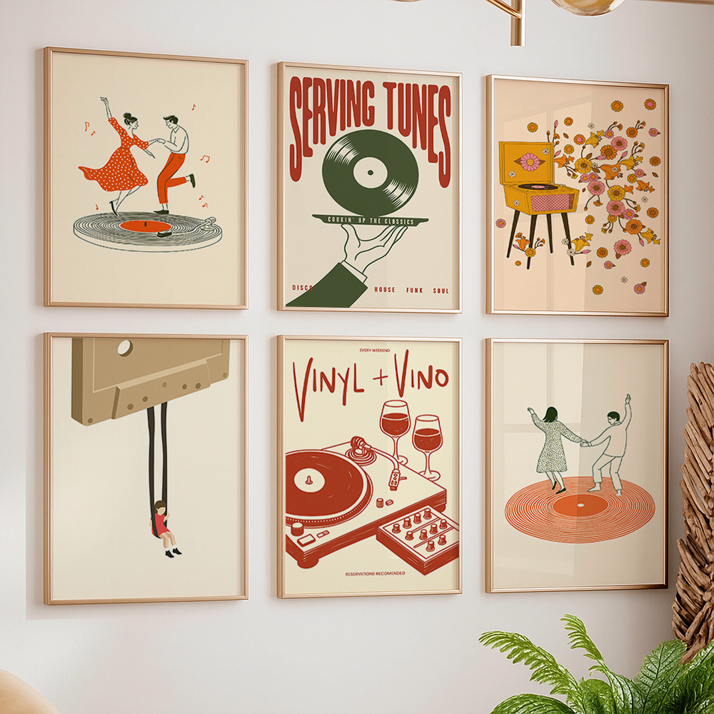 1 pièce Affiche murale vintage - Office Furniture At Home avis et prix