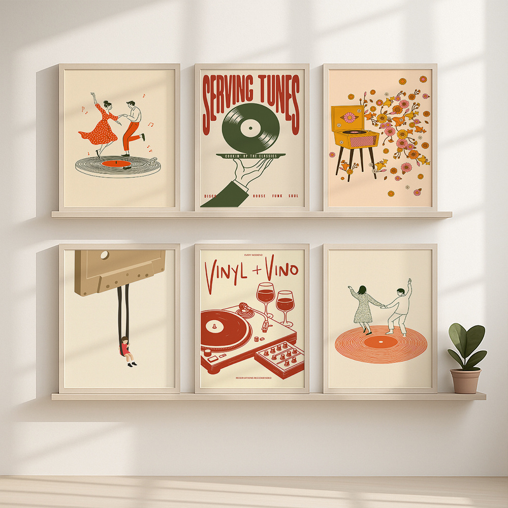 1 pièce Affiche murale vintage - Office Furniture At Home avis et prix