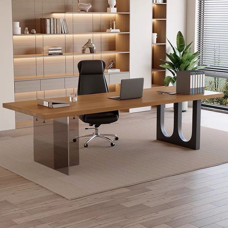 Bureau flottant en bois et acr - Office Furniture For Home avis et prix