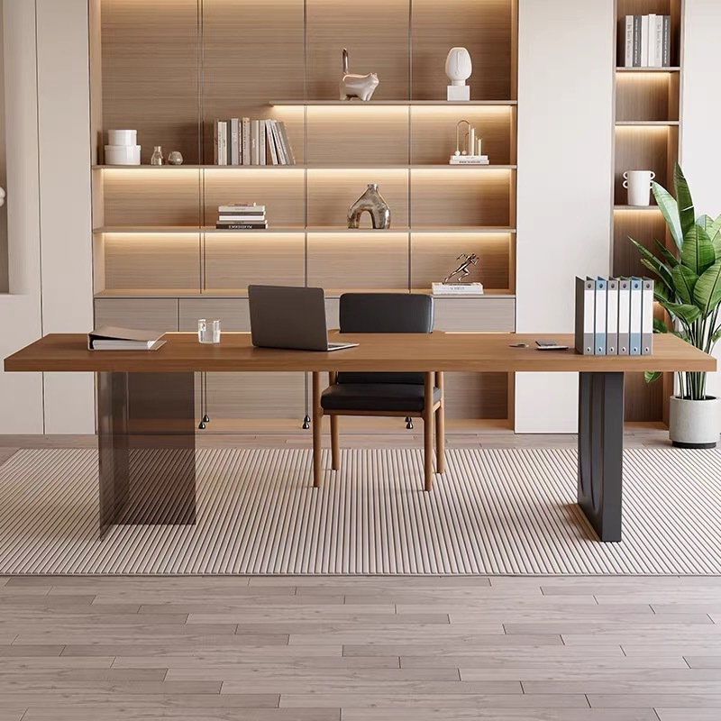 Bureau flottant en bois et acr - Office Furniture For Home avis et prix