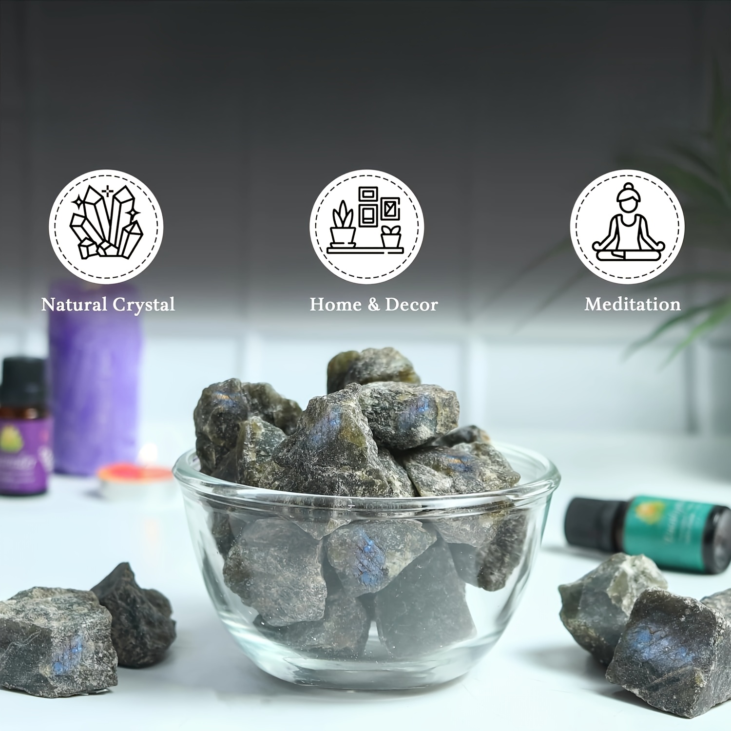 Pierre labradorite naturelle à - Office Furniture At Home avis et prix